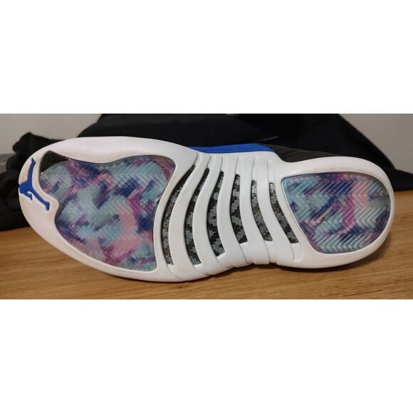 Air Jordan 12 Retro Mens Blue, Black, White EUC Basketball Shoes Size 11 main image 9